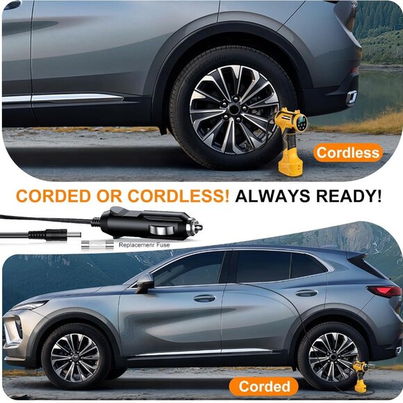 Tire Inflator Portable Air Compressor - Picture 5 of 12